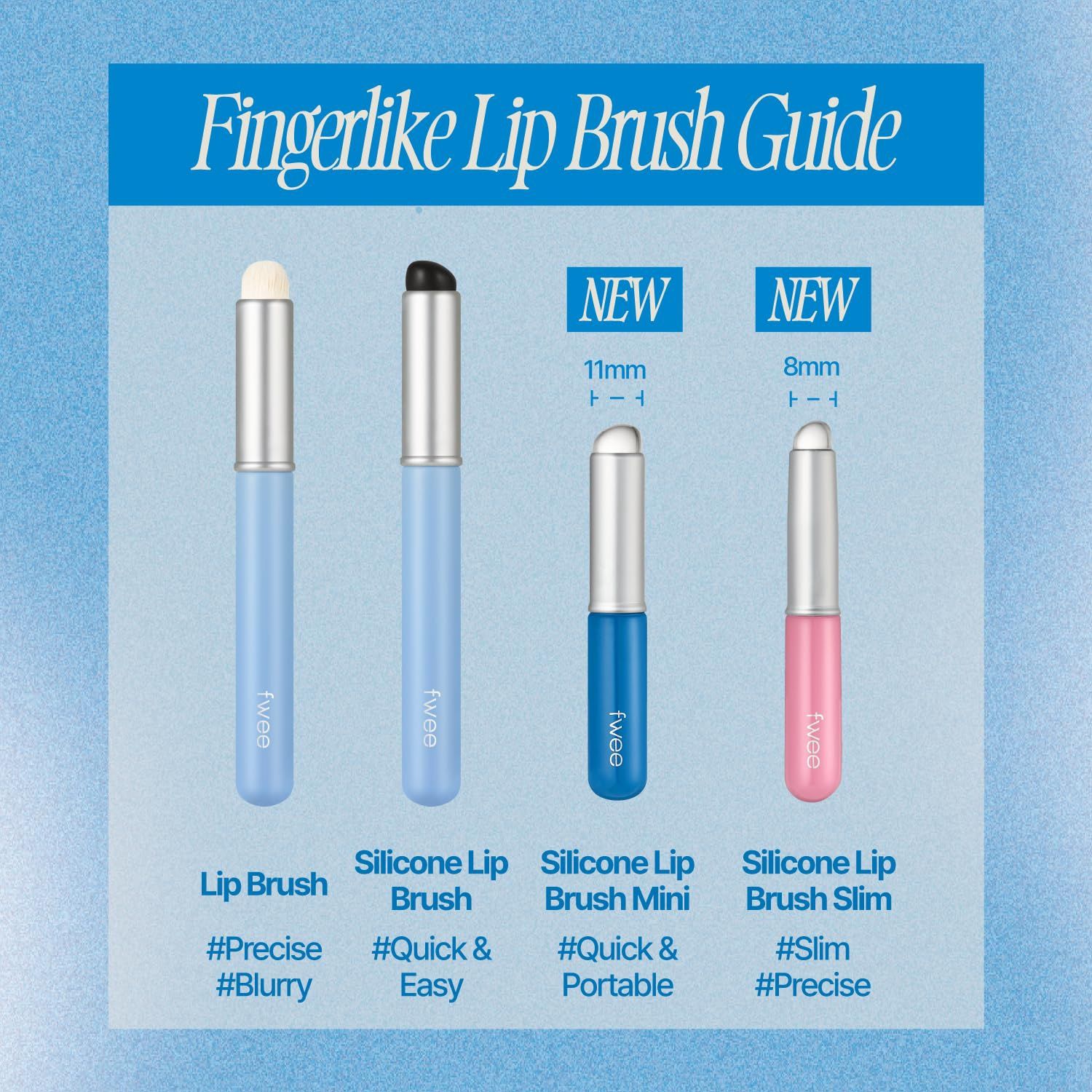 Fwee Fingerlike Silicone Lip Brush Slim