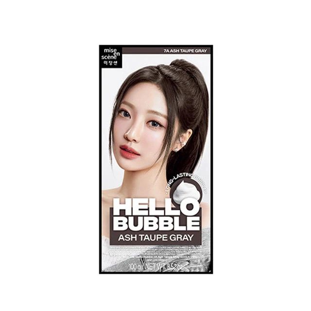 Mise En Scene Hello Bubble Hair Foam Color #7A Ash Taupe Gray