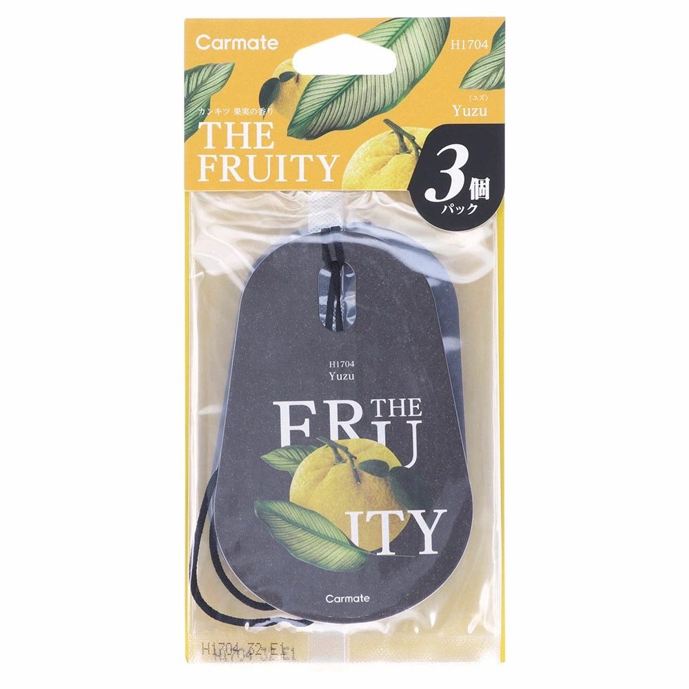Carmate H1704A The Fruity Hanging Air Freshener - Yuzu