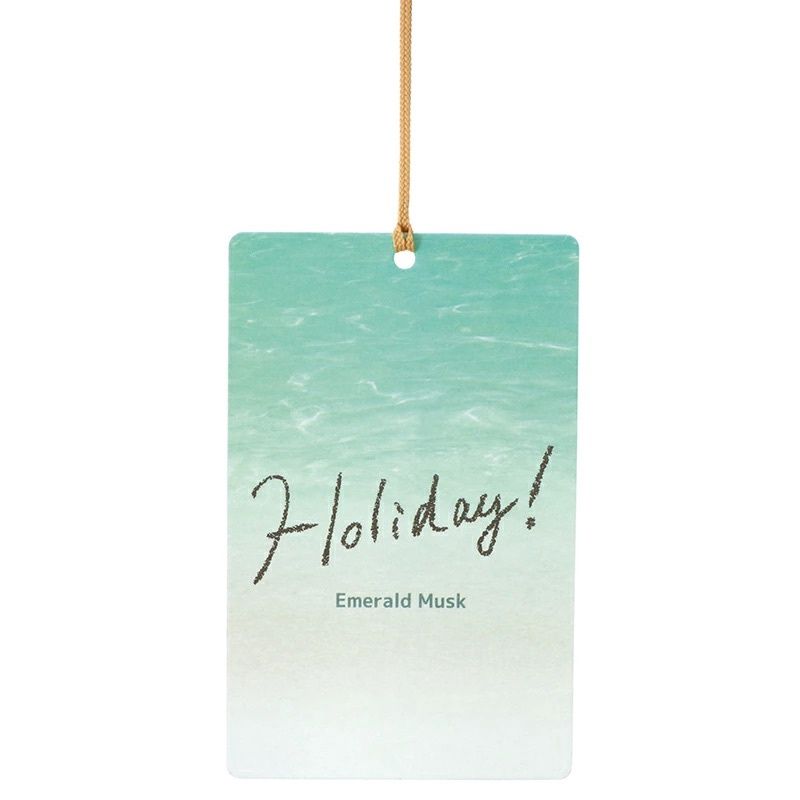 Carmate H1773A Holiday Musk Hanging Air Freshener - Emerald Musk