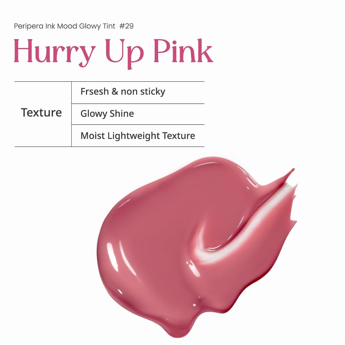 Peripera Ink Mood Glowy Tint #29 Hurry Up Pink
