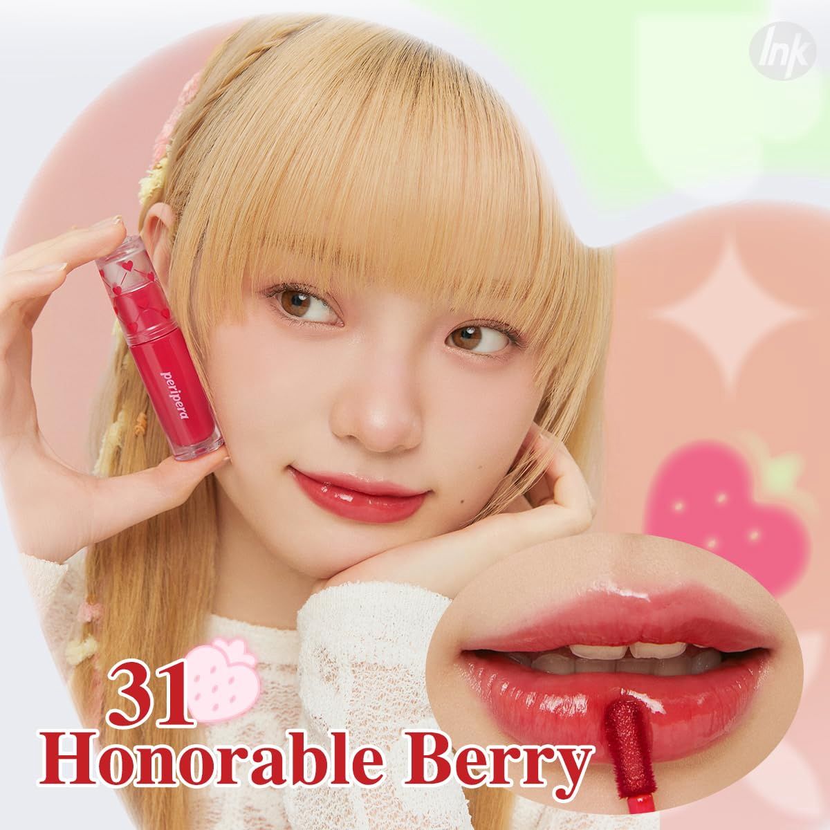 Peripera Ink Mood Glowy Tint #31 Honorable Berry