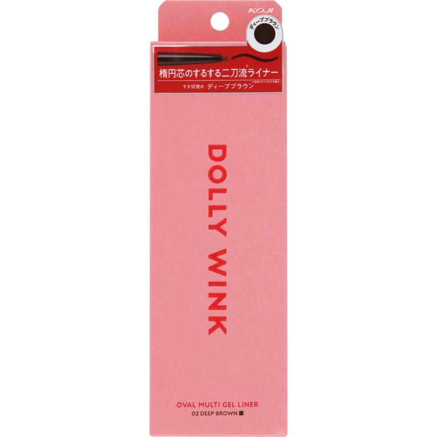 Koji Dolly Wink Oval Multi Gel Liner #02 Deep Brown