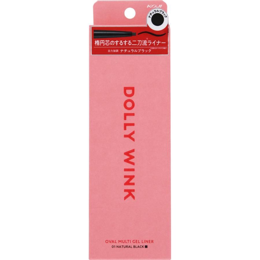 Koji Dolly Wink Oval Multi Gel Liner #01 Natural Black
