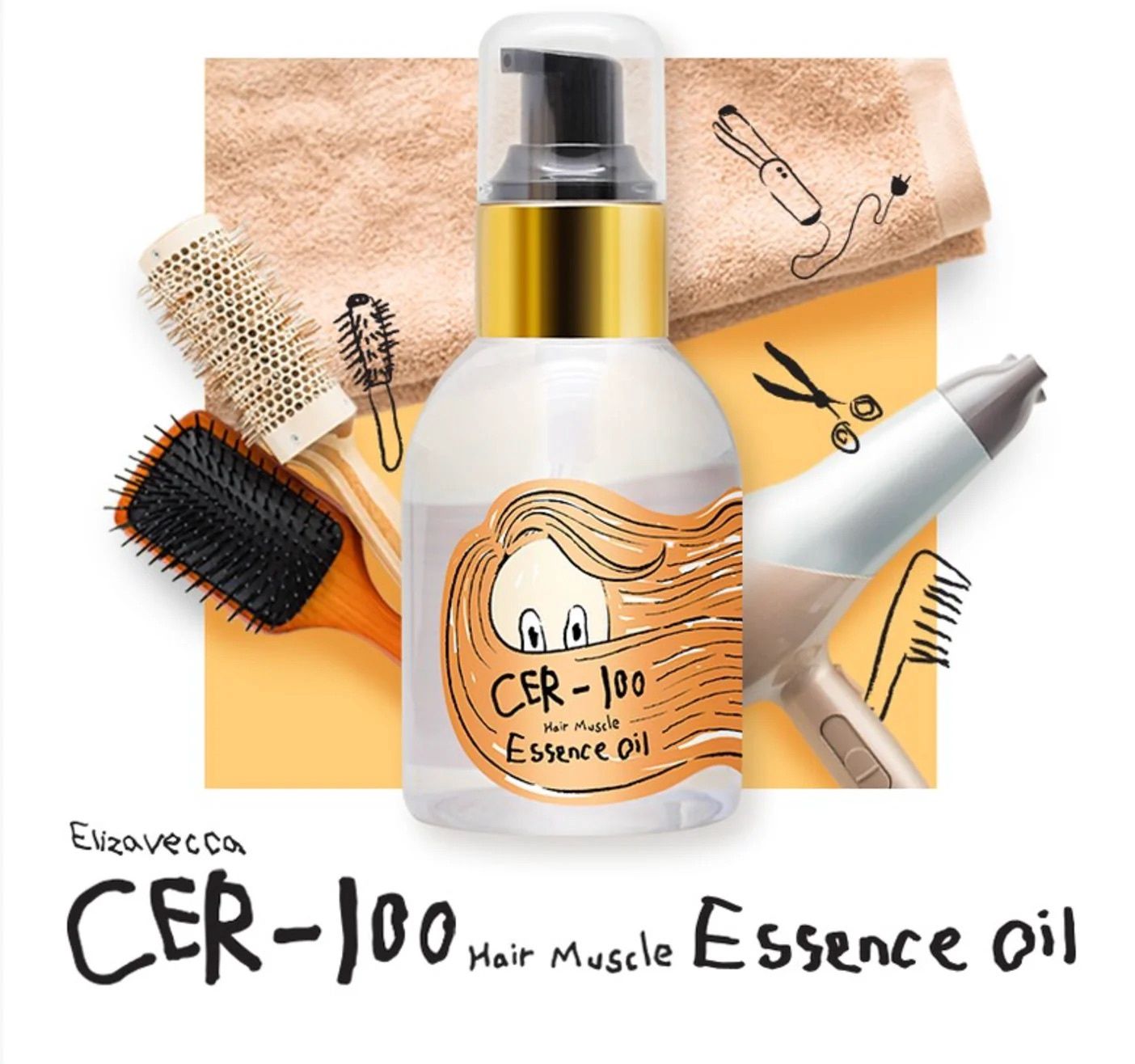 Elizavecca Cer-100 Hair Muscle Essence Oil 100ml