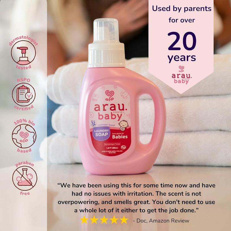 Arau.Baby Laundry Soap Unscented 800ml