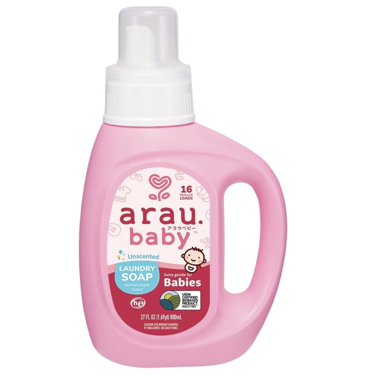 Arau.Baby Laundry Soap Unscented 800ml