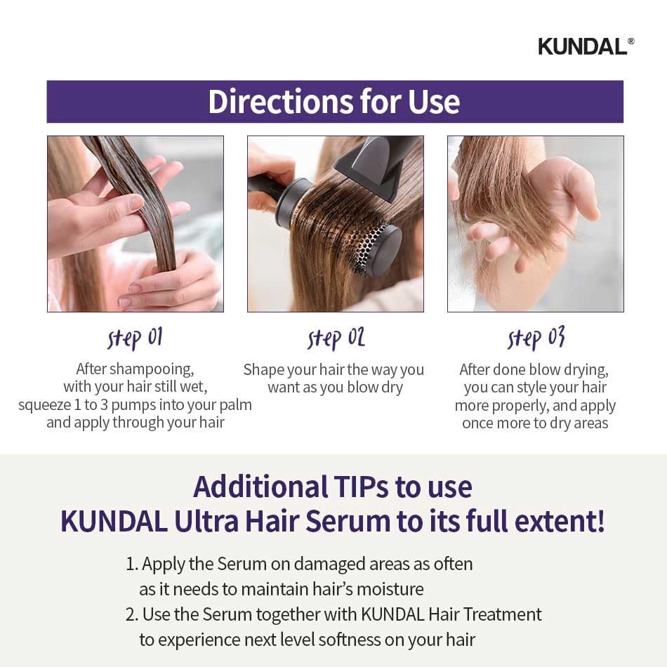 Kundal Macadamia Ultra Hair Serum - White Musk 100ml