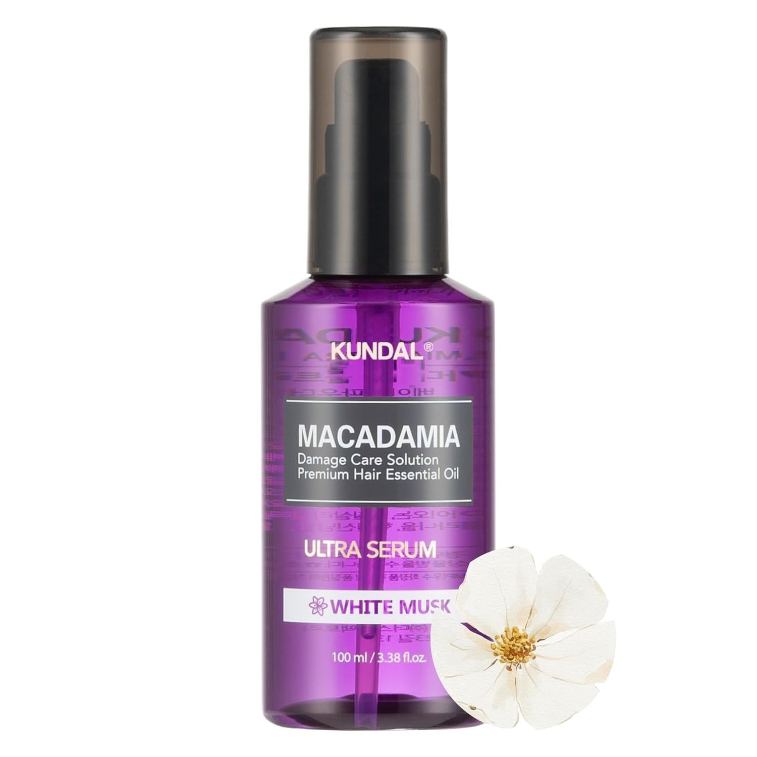 Kundal Macadamia Ultra Hair Serum - White Musk 100ml