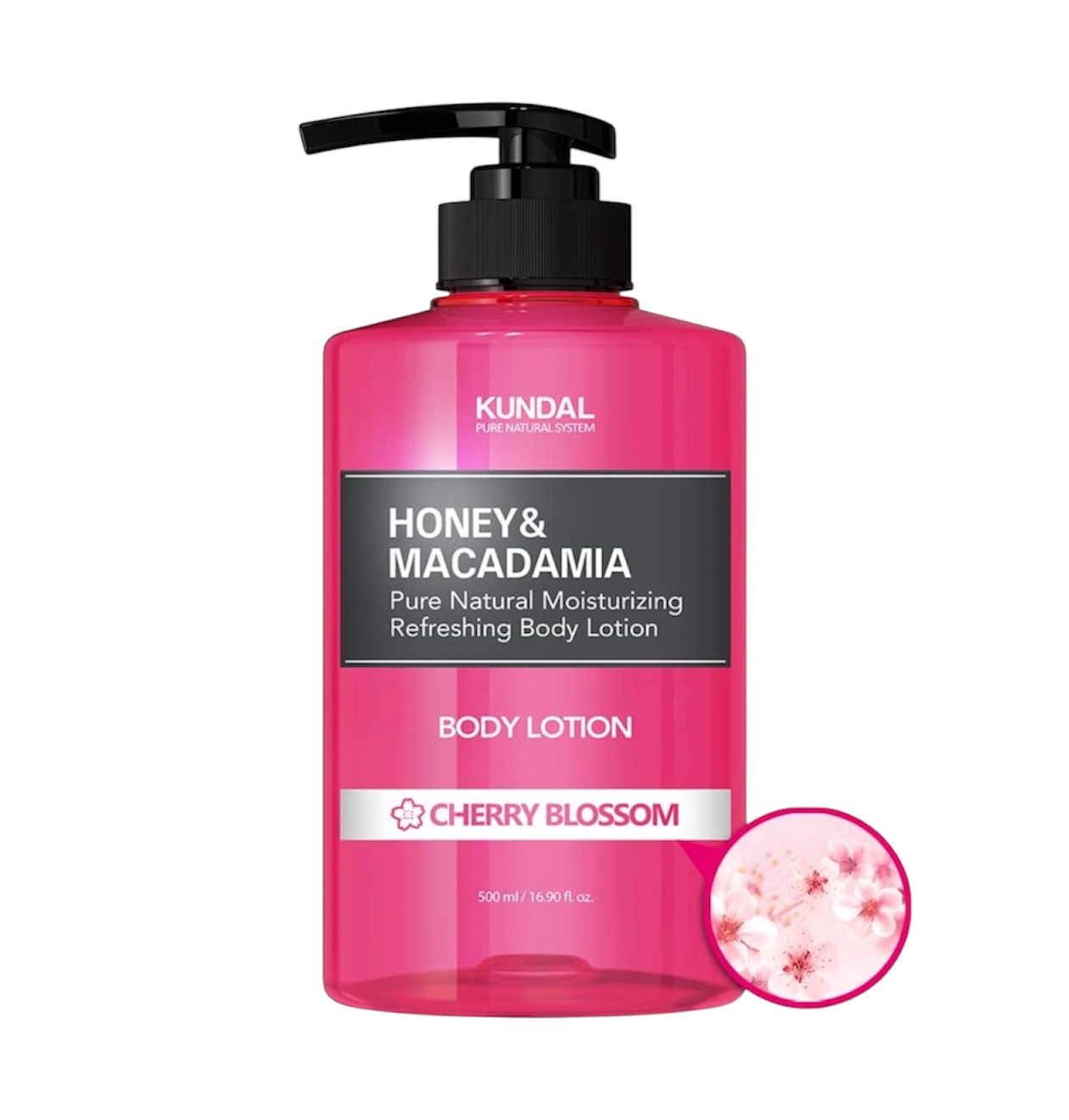 Kundal Honey &amp; Macadamia Pure Body Lotion - Cherry Blossom 500ml