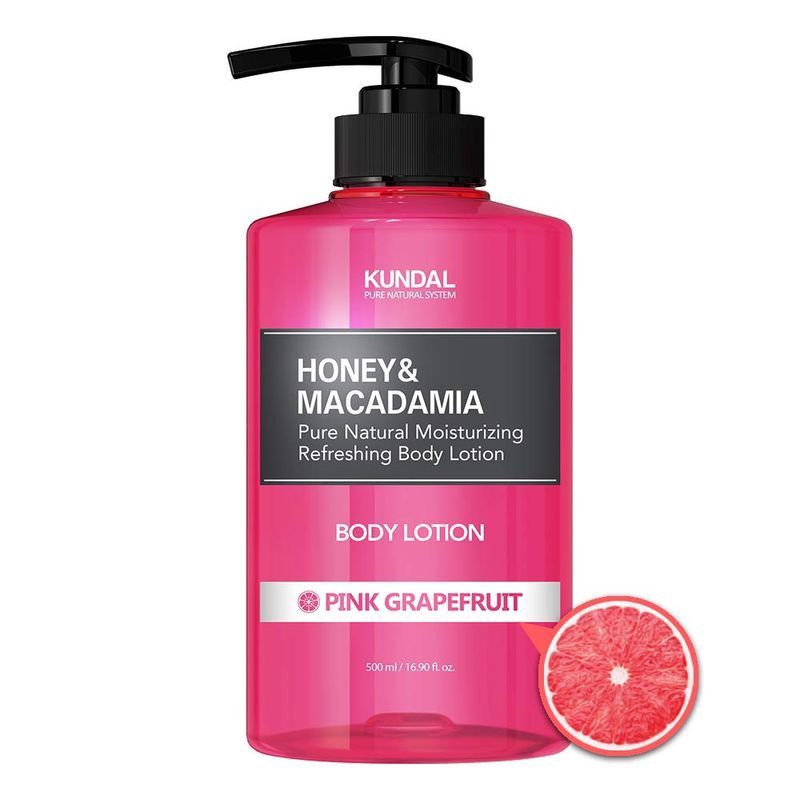 Kundal Honey &amp; Macadamia Pure Body Lotion - Pink Grapefruit 500ml