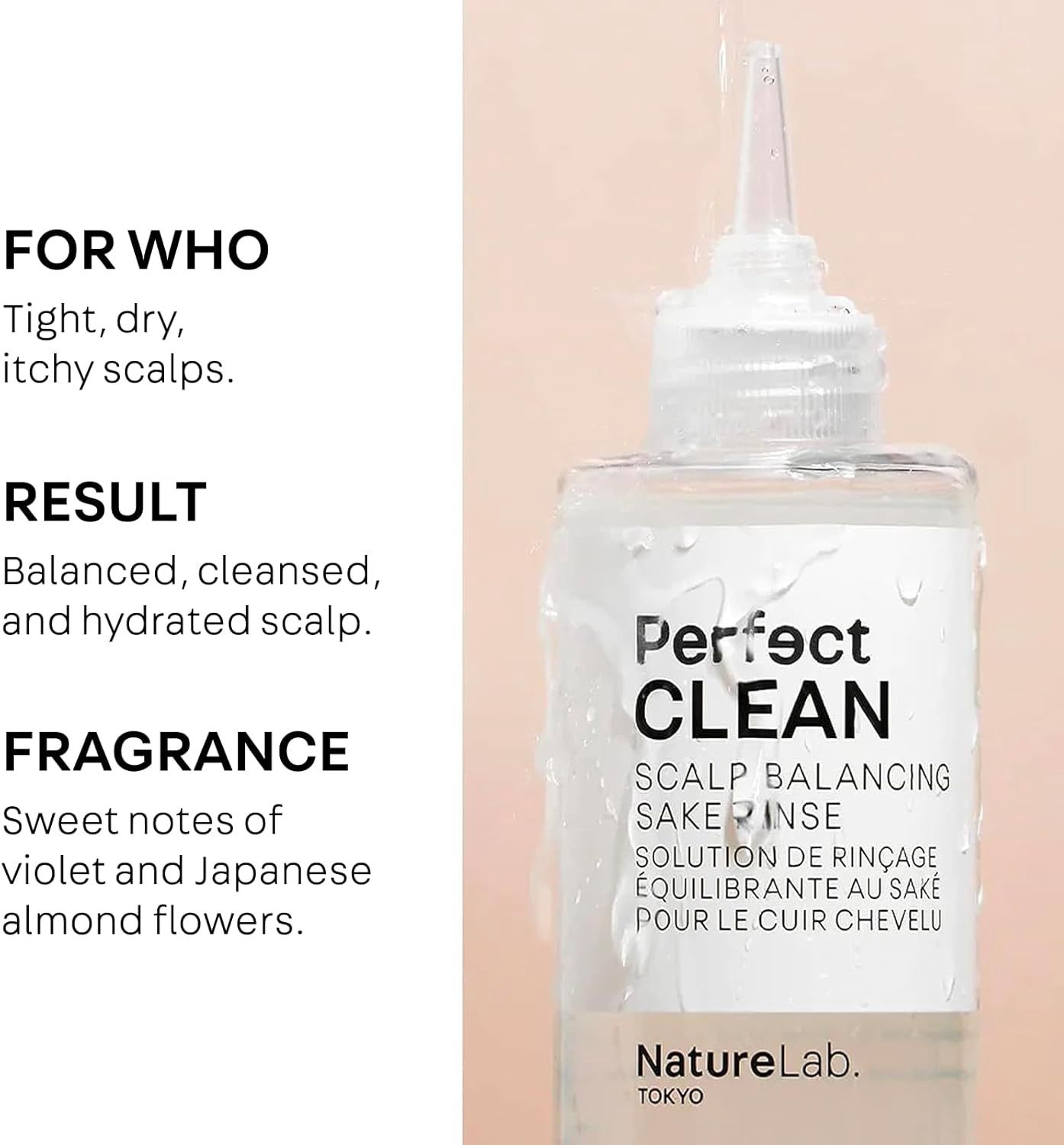NatureLab.Tokyo Perfect Clean Scalp Balancing Sake Rinse 200ml