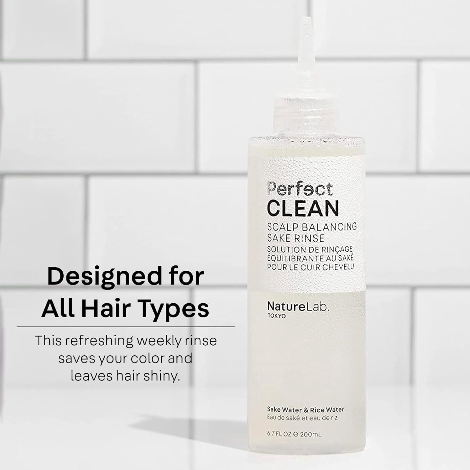 NatureLab.Tokyo Perfect Clean Scalp Balancing Sake Rinse 200ml