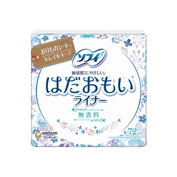 Unicharm Sofy Panty Liner Unscented 72p