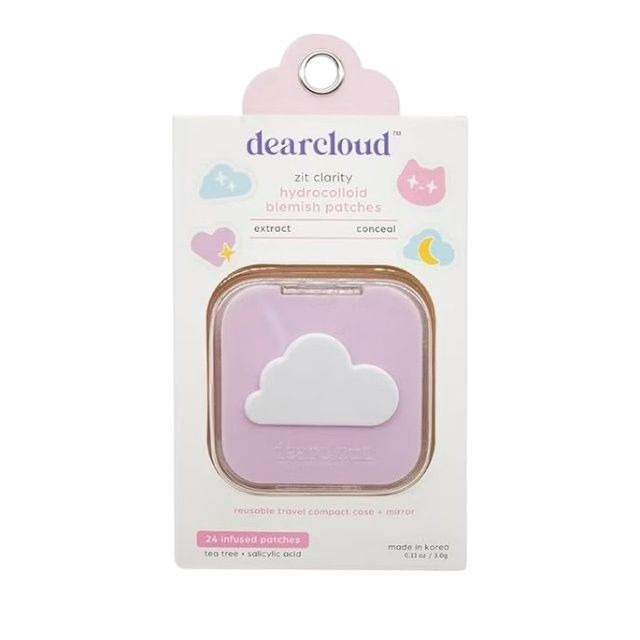 Dearcloud Zit Clarity Hydrocolloid Blemish Patches Includes Compact Mirror 24pcs