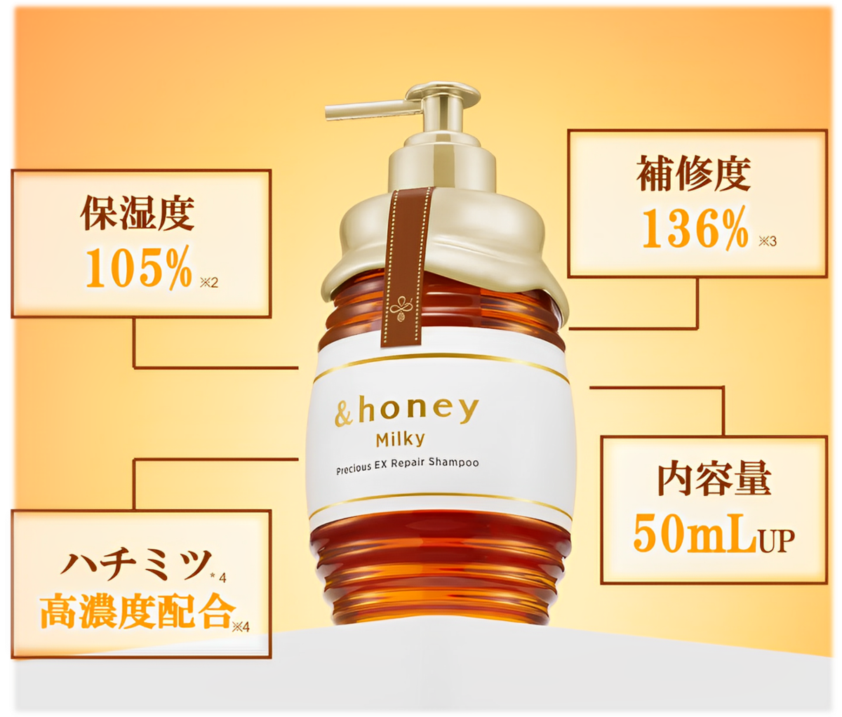 Vicrea &amp;Honey Milky Precious EX Repair Shampoo 1.0 500ml