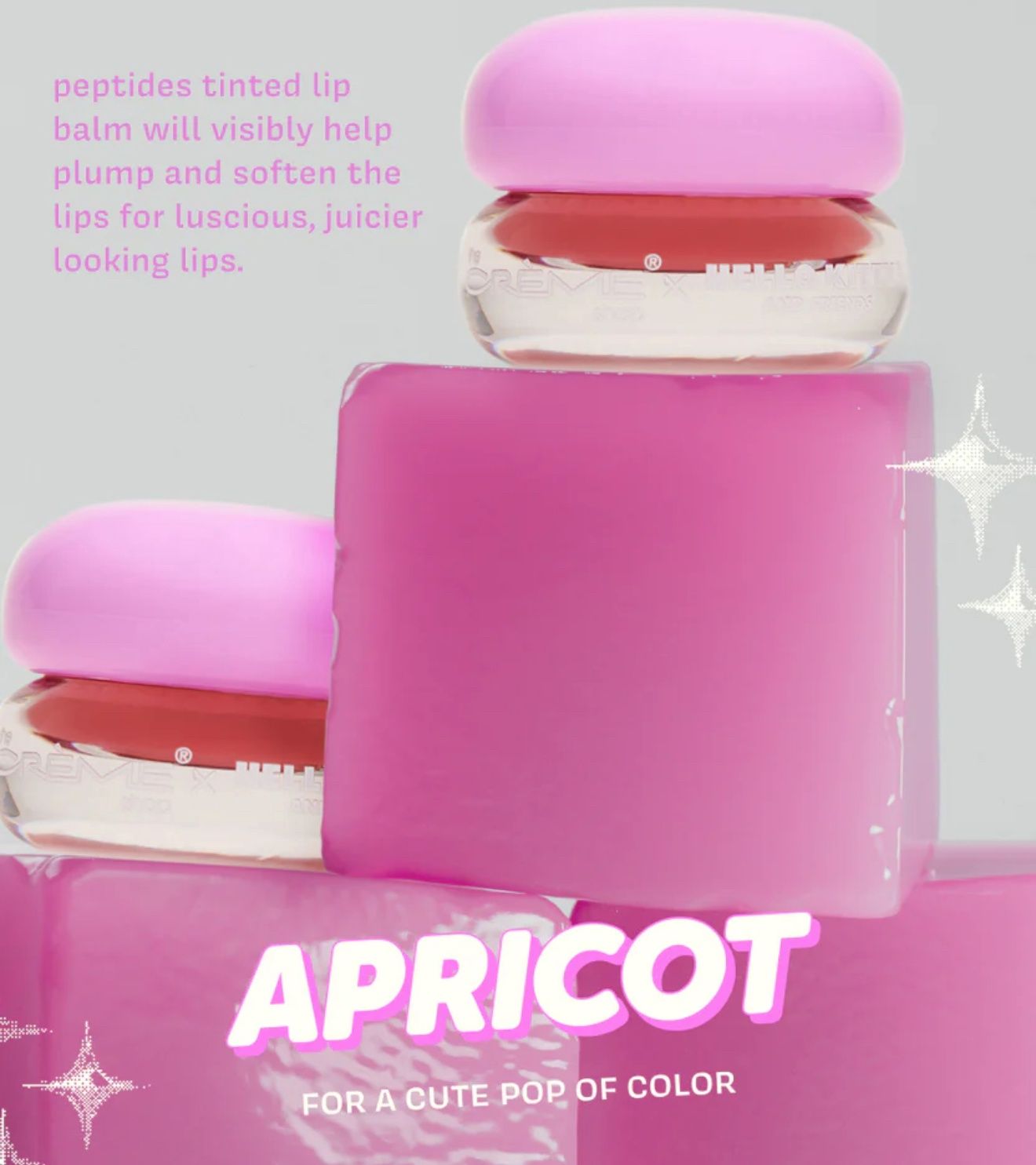 TCS Sanrio Kuromi Gloss Jelly Lip Glaze (Apricot)