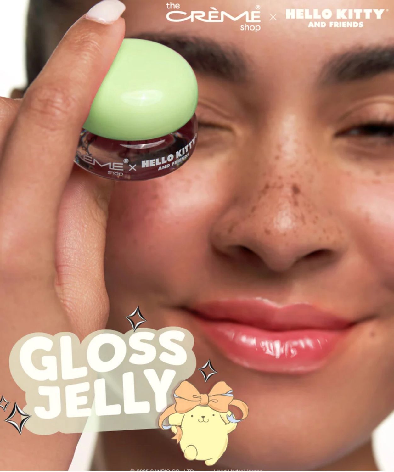 TCS Sanrio Pompomurin Gloss Jelly Lip Glaze (Pink Crush)