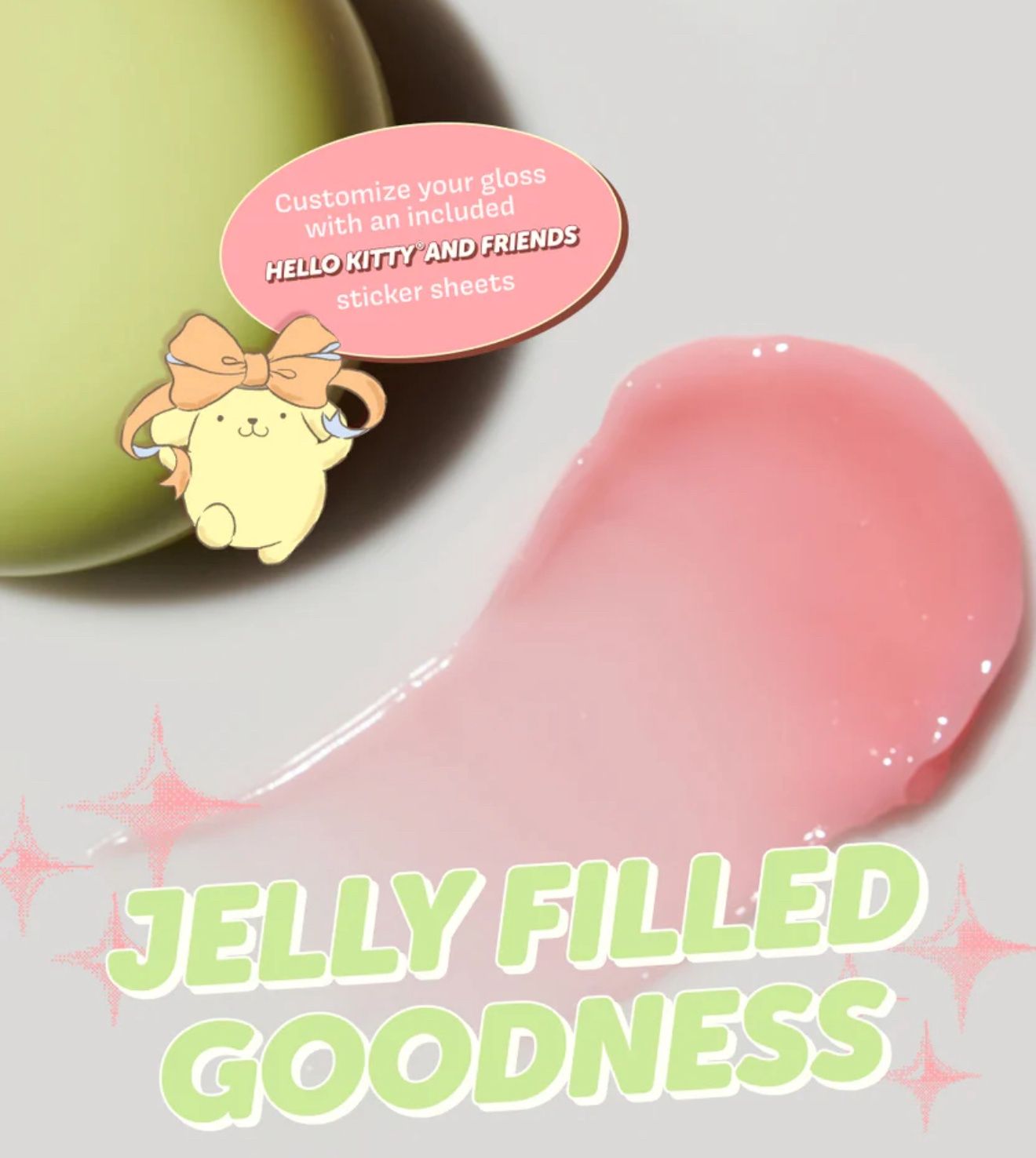 TCS Sanrio Pompomurin Gloss Jelly Lip Glaze (Pink Crush)