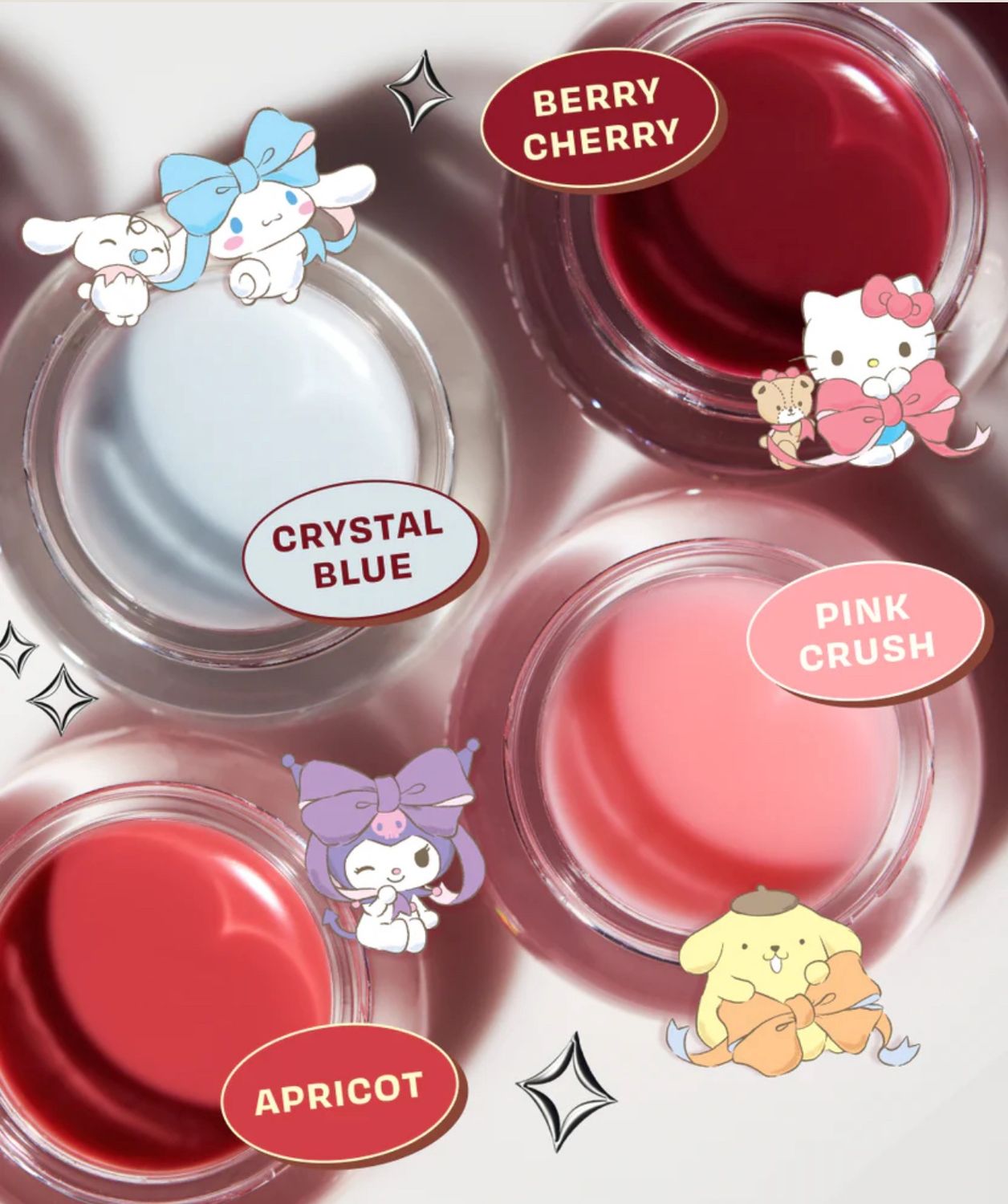 TCS Sanrio Pompomurin Gloss Jelly Lip Glaze (Pink Crush)