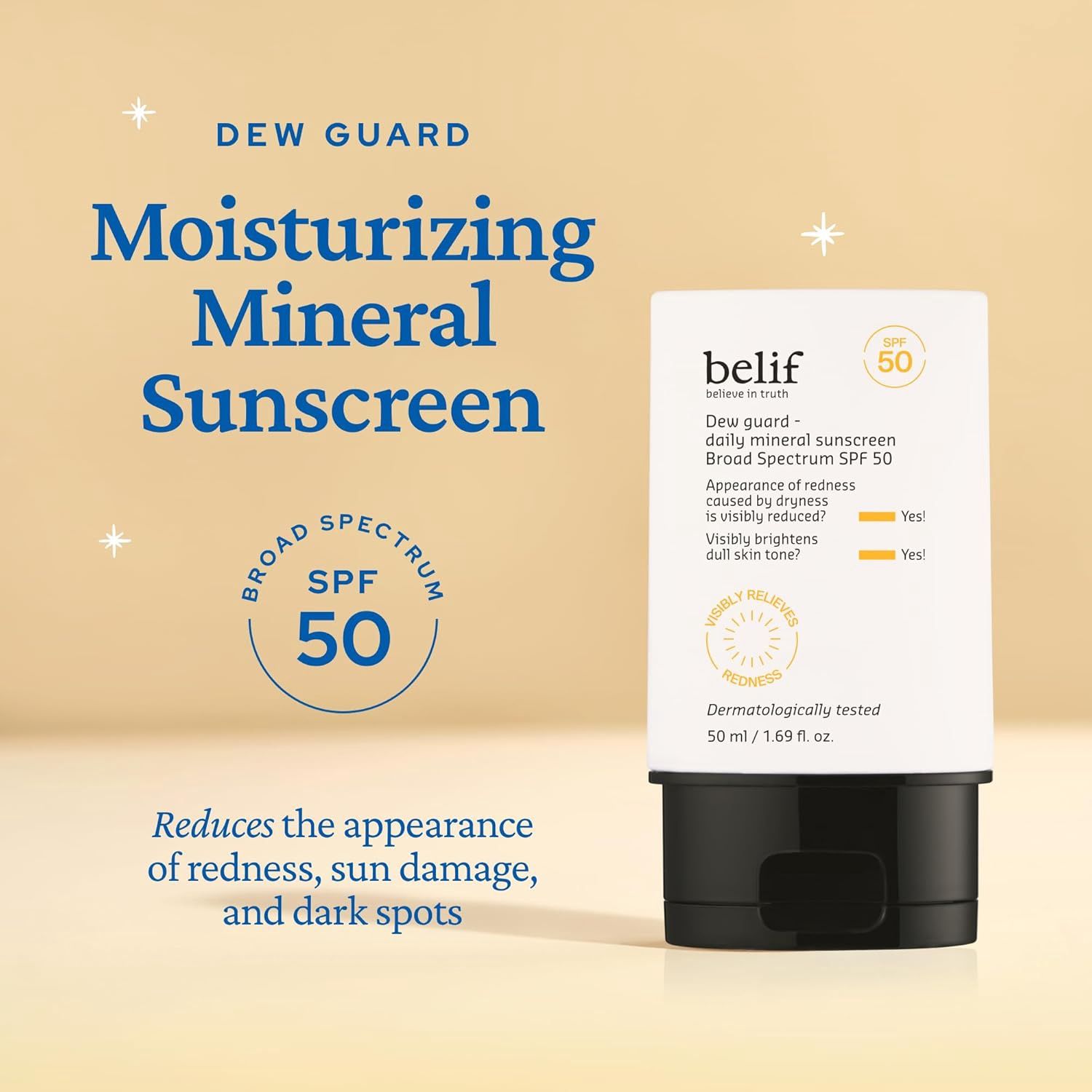 Belif Dew Guard-Daily Mineral SPF50 Sunscreen 50ml