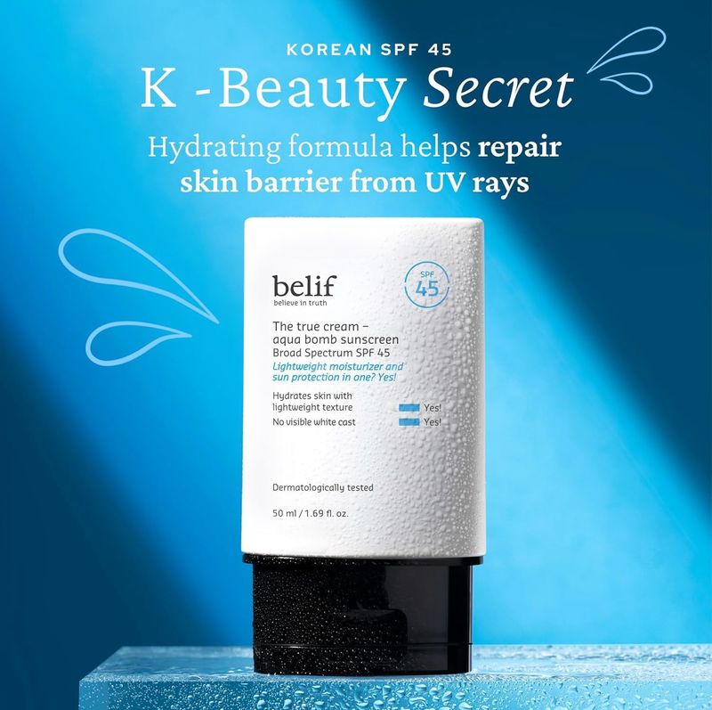 Belif The True Cream-Aqua Bomb SPF45 Sunscreen 50ml