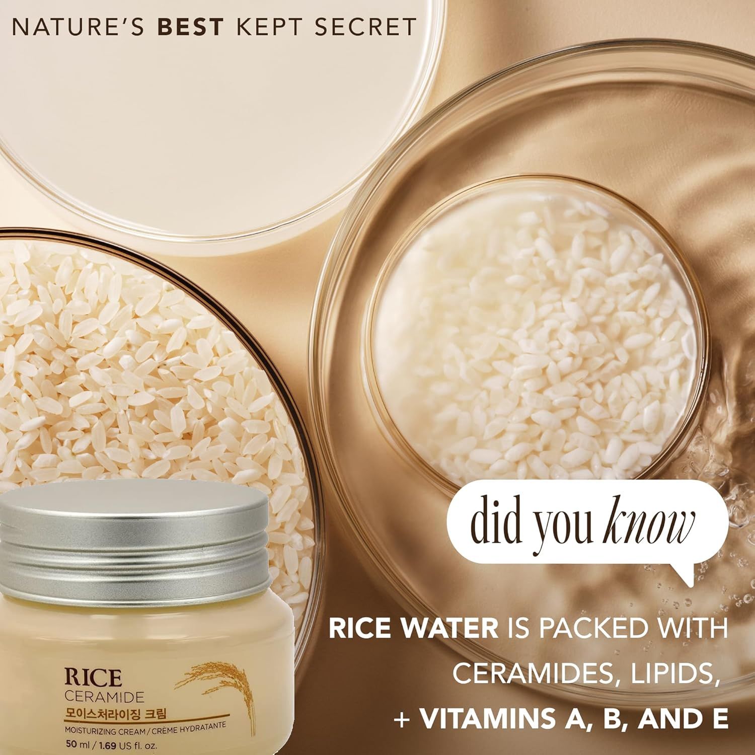 The Face Shop Rice Ceramide Moisturizing Cream 50ml