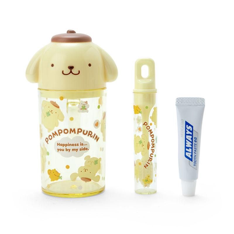 Sanrio Toothbrush Cup Set - Pompompurin 1 Set