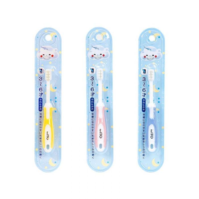 ITO Ultra-fine Soft Children&#39;s Toothbrush HC51 Radom Color (For 3-6 years old) 1 pc