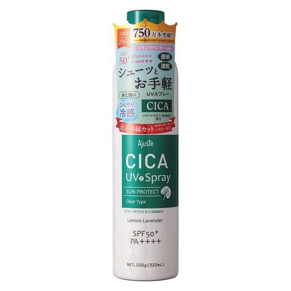 Ajuste CICA Transparent Quick-Drying Cool Sun Spray Lemon Lavender Scent SPF50+ PA++++ 200ml