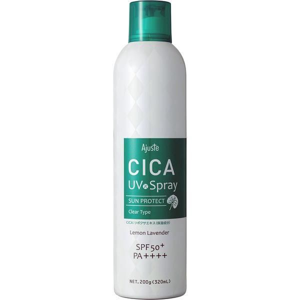 Ajuste CICA Transparent Quick-Drying Cool Sun Spray Lemon Lavender Scent SPF50+ PA++++ 200ml