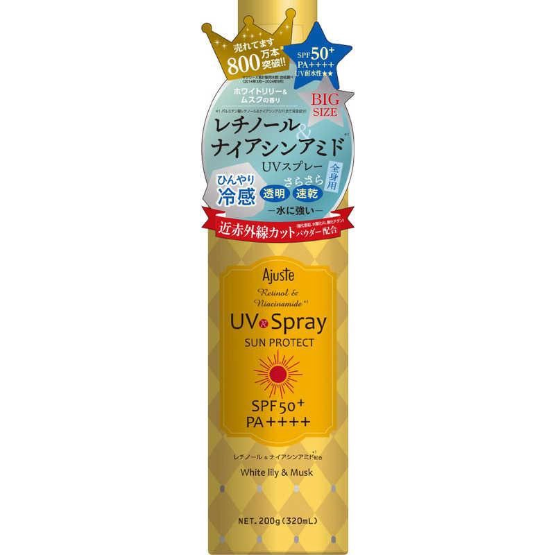 Ajuste RE&amp;NA Transparent Quick Dry Cool Sunscreen Spray - White Lily and Musk SPF50+ PA++++ 200ml