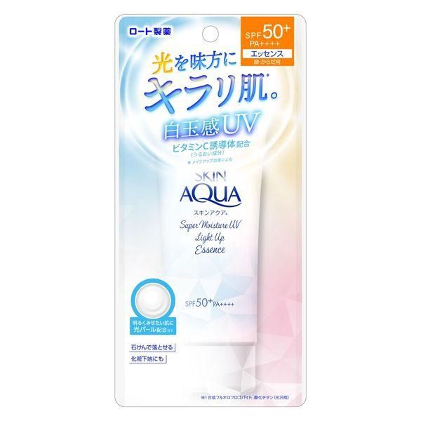 Rohto Skin Aqua Ultra Moist &amp; Brightening Sunscreen Essence - Lily of the Valley Fragrance SPF50+/PA++++ 70g