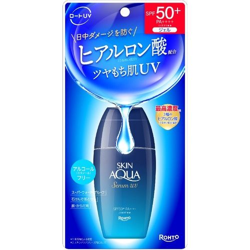 Rohto Skin Aqua Hyaluronic Acid Moisturizing Sunscreen Essence SPF50+/PA++++ 70g