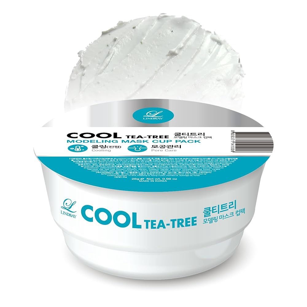 Lindsay Modeling Mask Cup Pack - Cool Tea-Tree 28g
