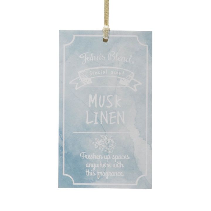 John&#39;s Blend Paper Air Freshener -Musk Linen (Limited)
