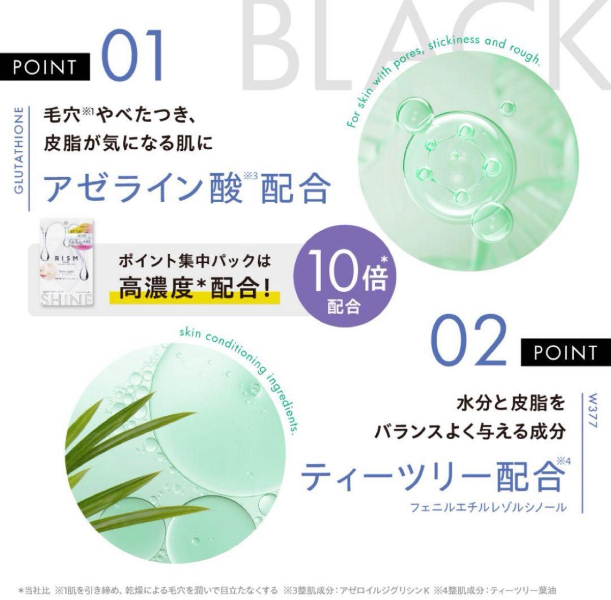 RISM Base Care Point Sheet Pack 16pcs -Black