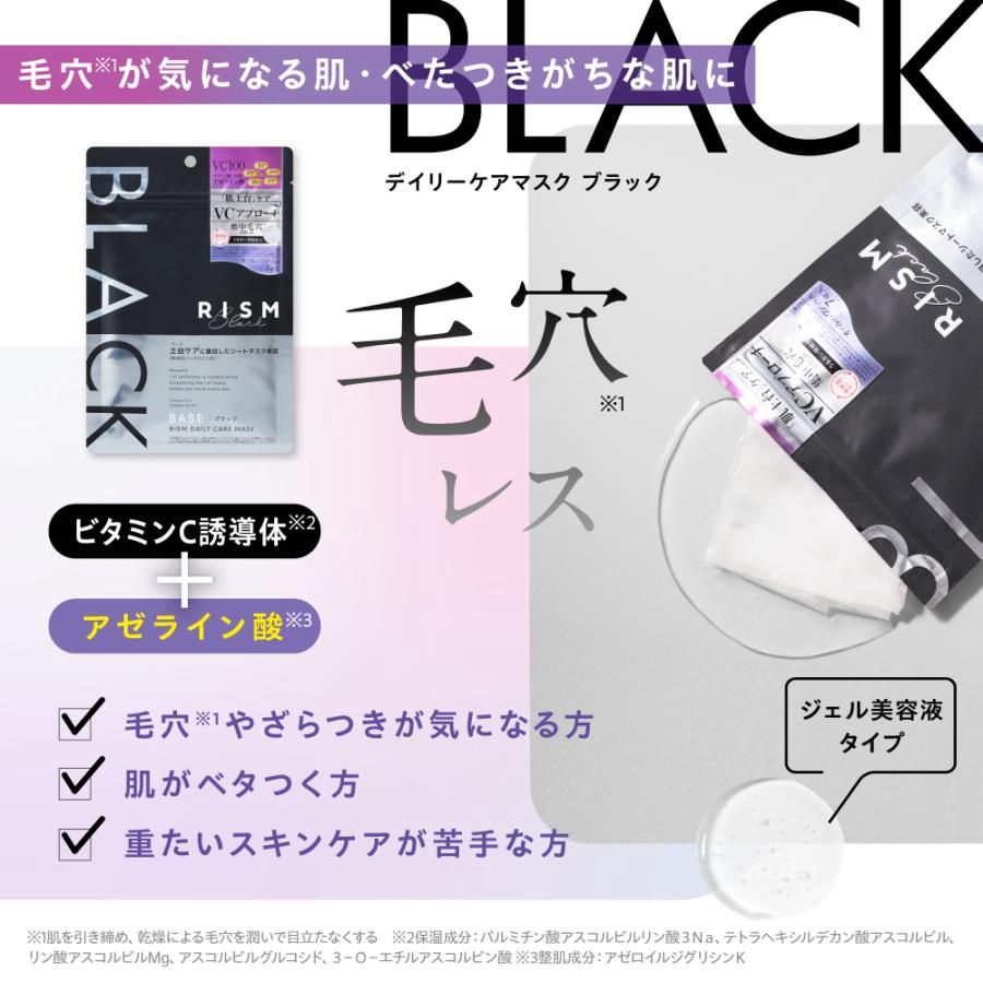 RISM Daily Base Care Mask 7pcs -Black