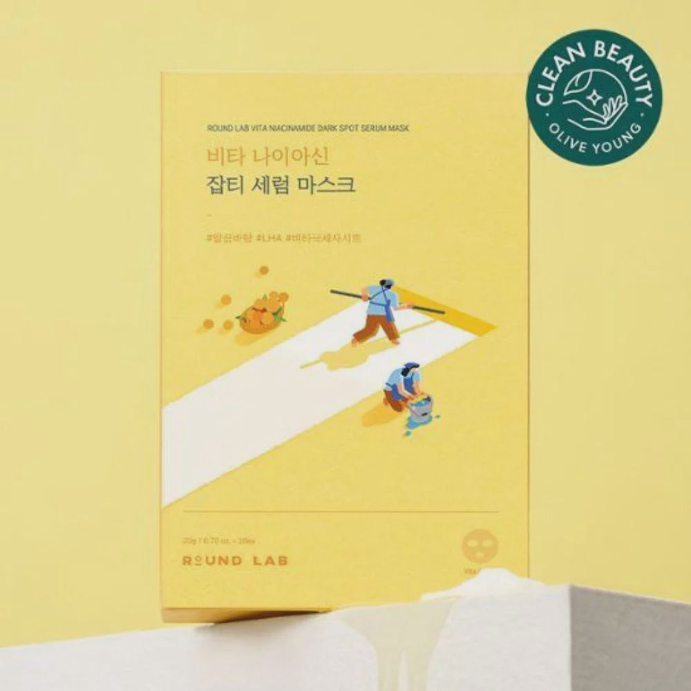 Round Lab Vita Niacinamide Dark Spot Serum Mask 10 Sheets/Box