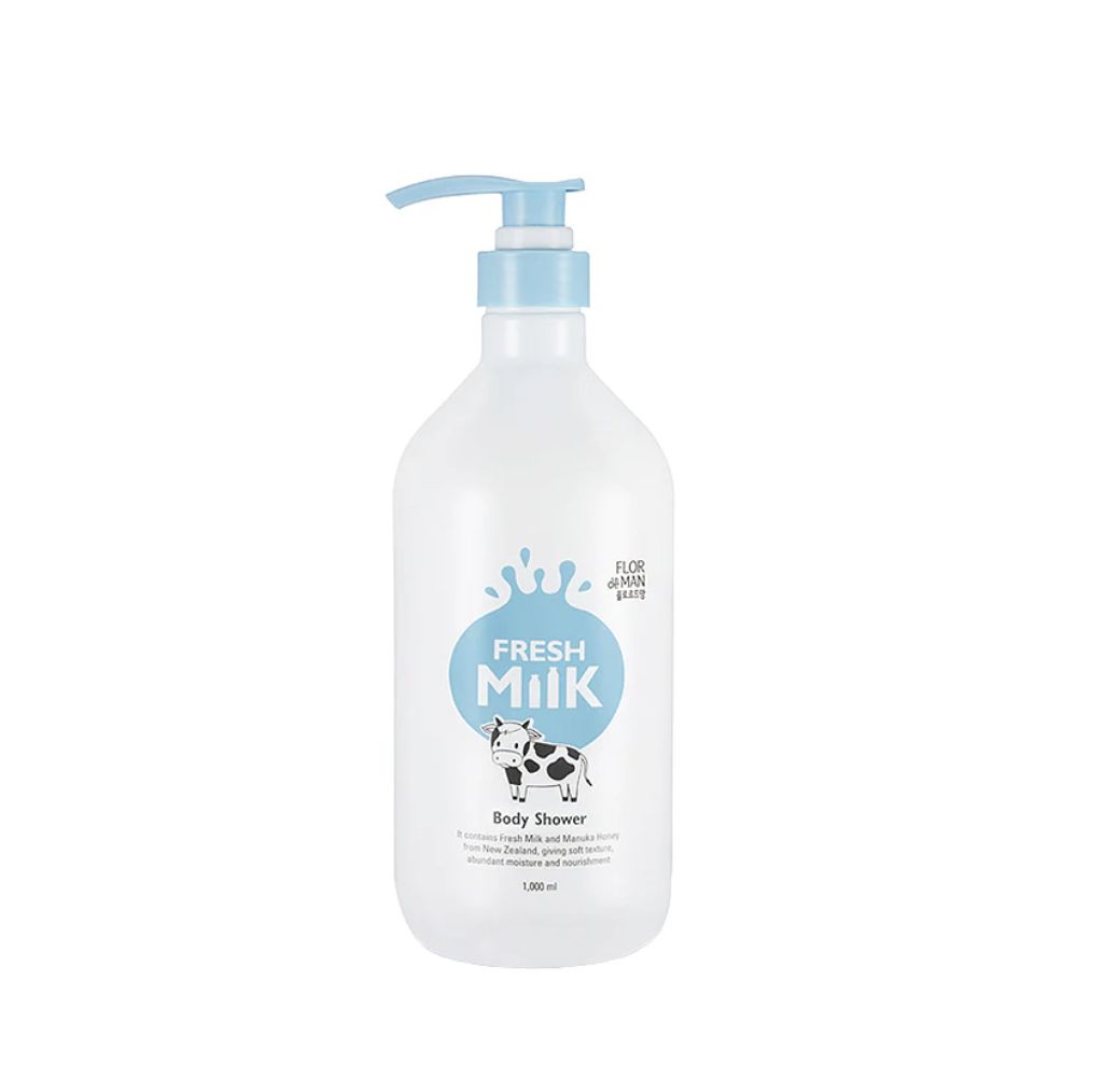 Flor De Man Fresh Milk Body Wash 1000ml (K)