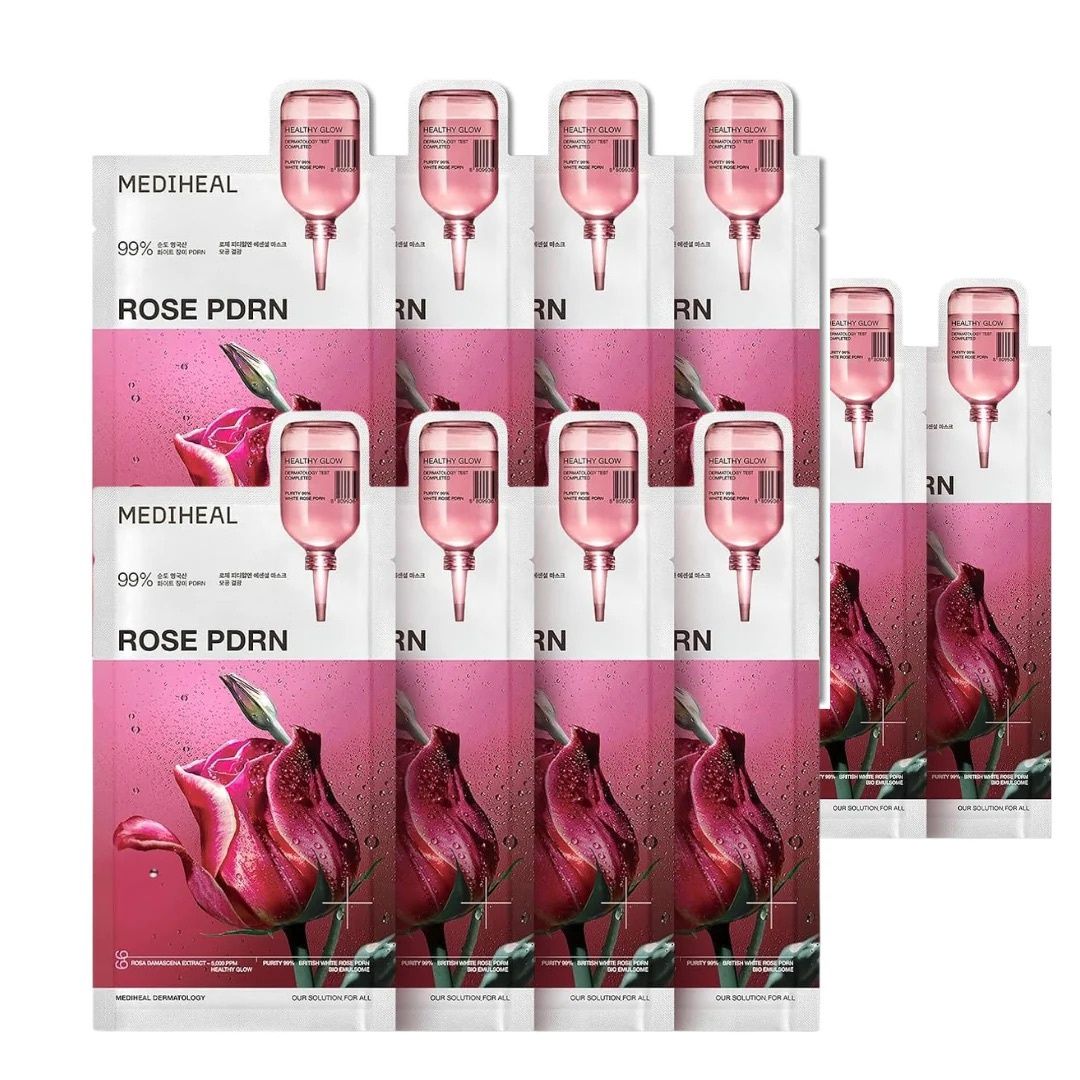 Mediheal Rose PDRN Essential Sheet Mask 10pcs/Box