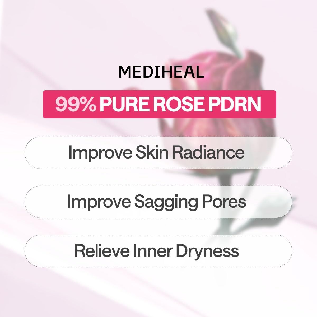 Mediheal Rose PDRN Essential Mask + Healthy Glow 10pcs/Box