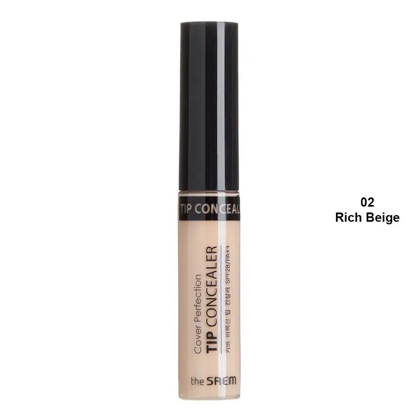 The Saem Cover Perfection Tip Concealer #02 Rich Beige