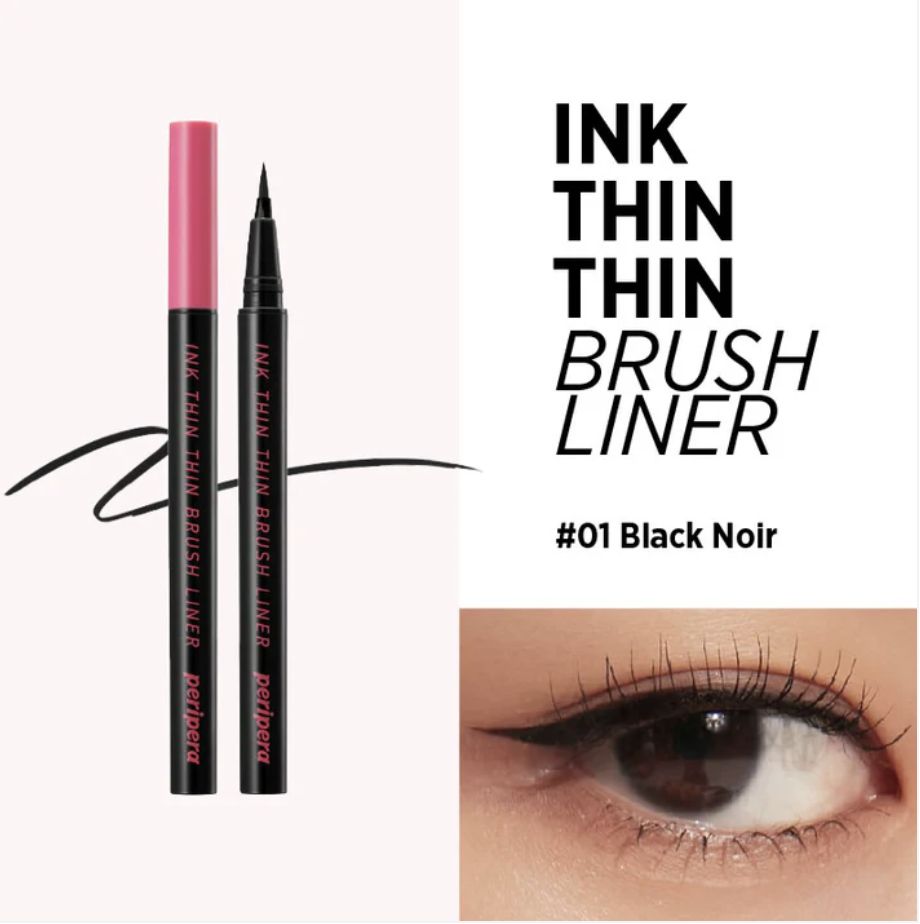 Peripera Ink Thin Thin Brush Liner #01 Black Noir