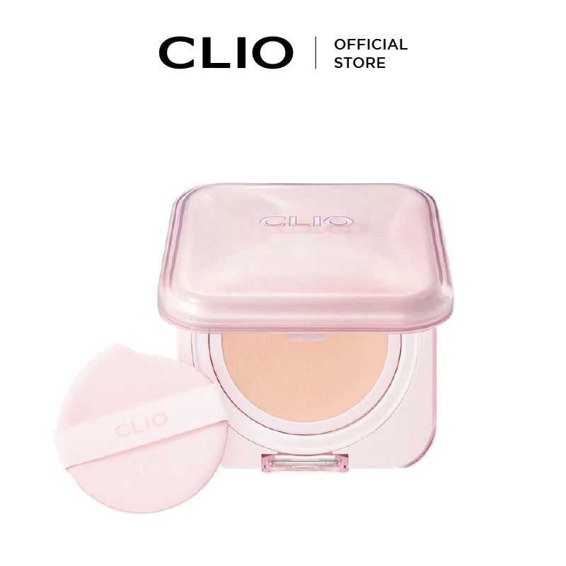 Clio Kill Cover Mesh Glow Essential Cushion with Refill #19N Porcelain