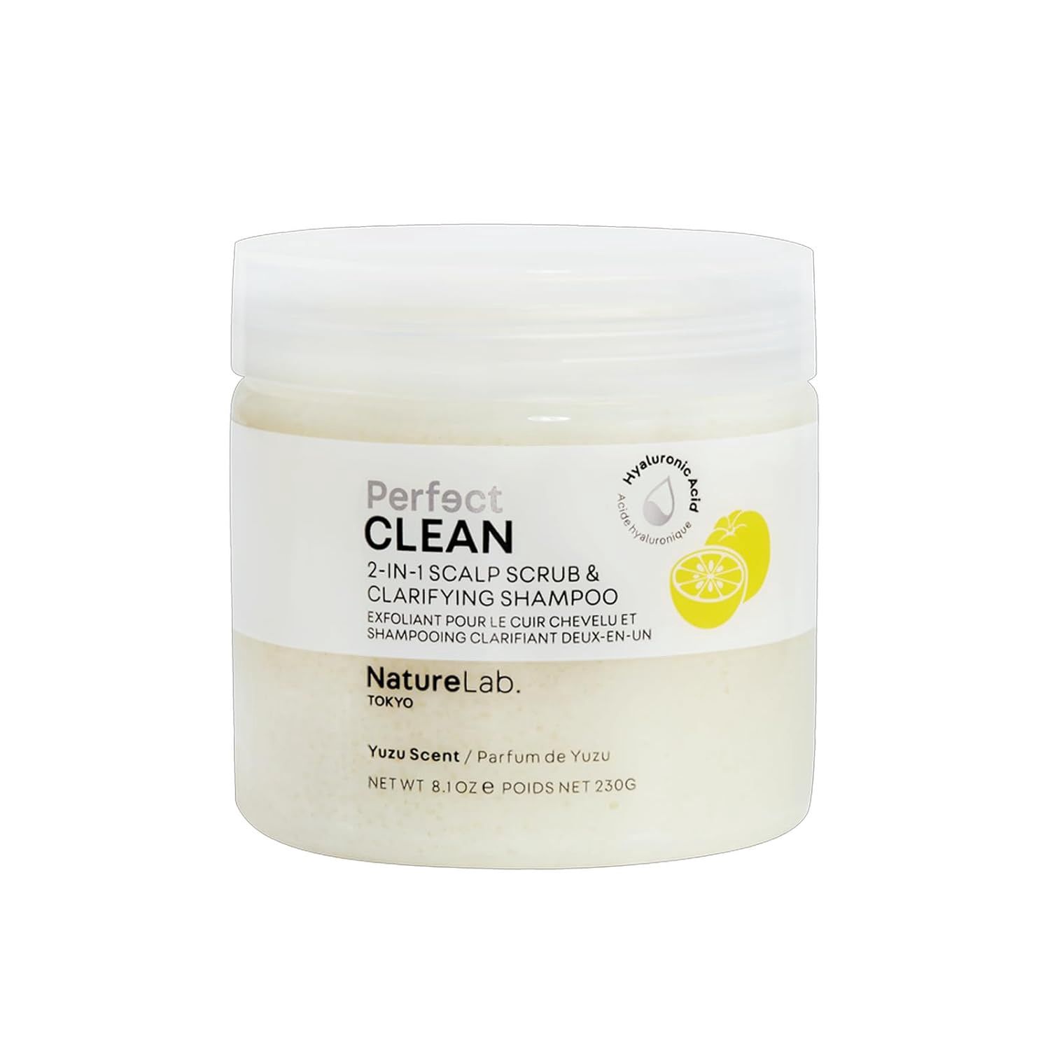 NatureLab.Tokyo Perfect Shine Clarifying Scalp Scrub - Yuzu 230ml