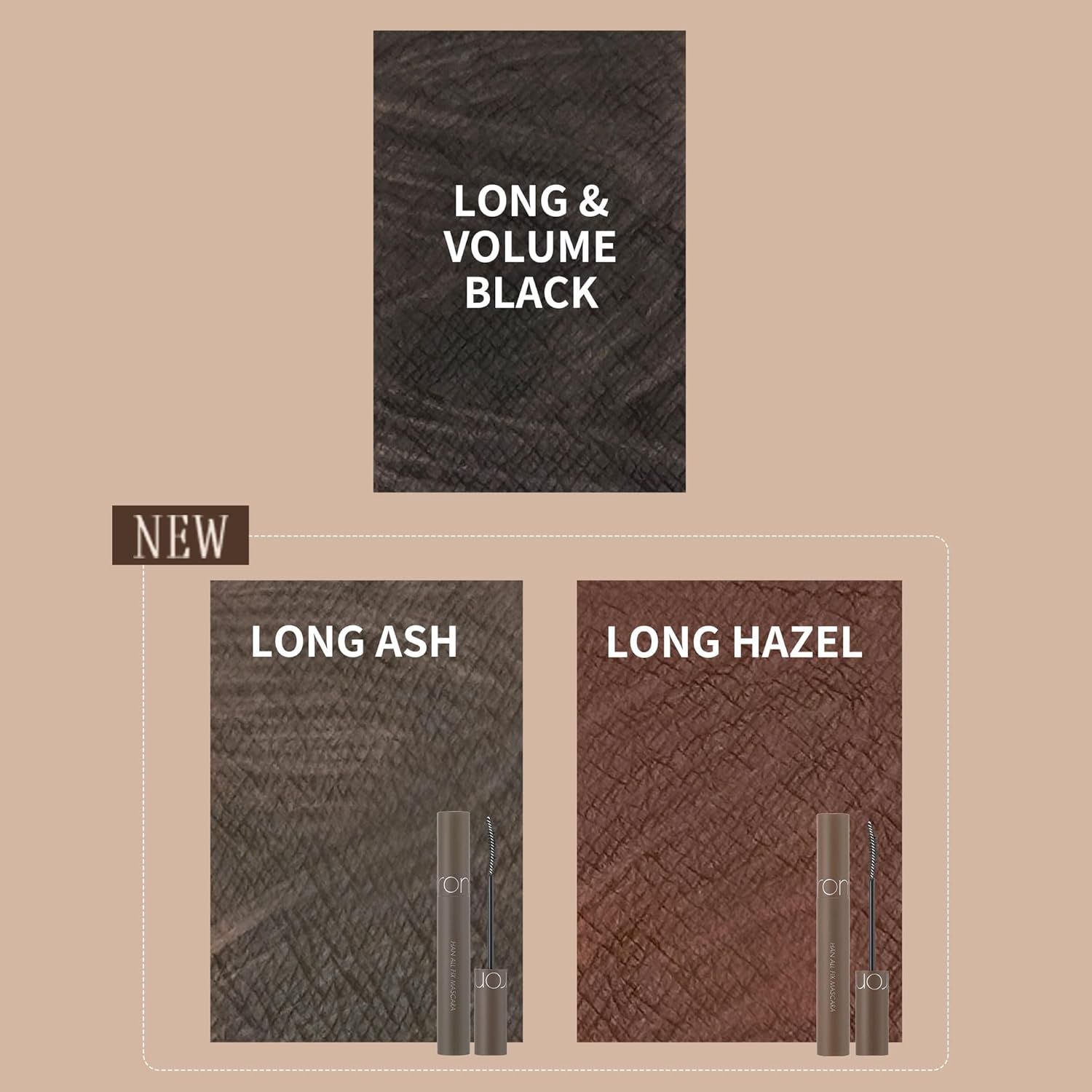 Rom&amp;nd Han All Fix Mascara L03 Long Hazel*