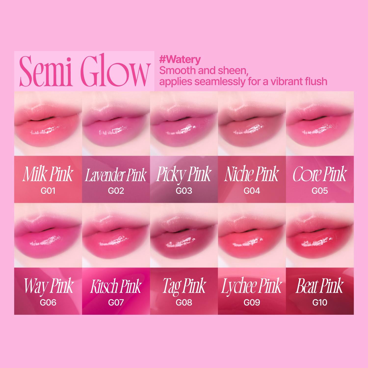 Fwee Pink Obsession Stay-Fit Lip Tint #G06 Way Pink
