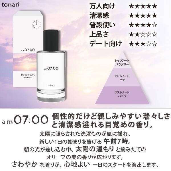 Tonari Eau de Toilette am07:00 30ml