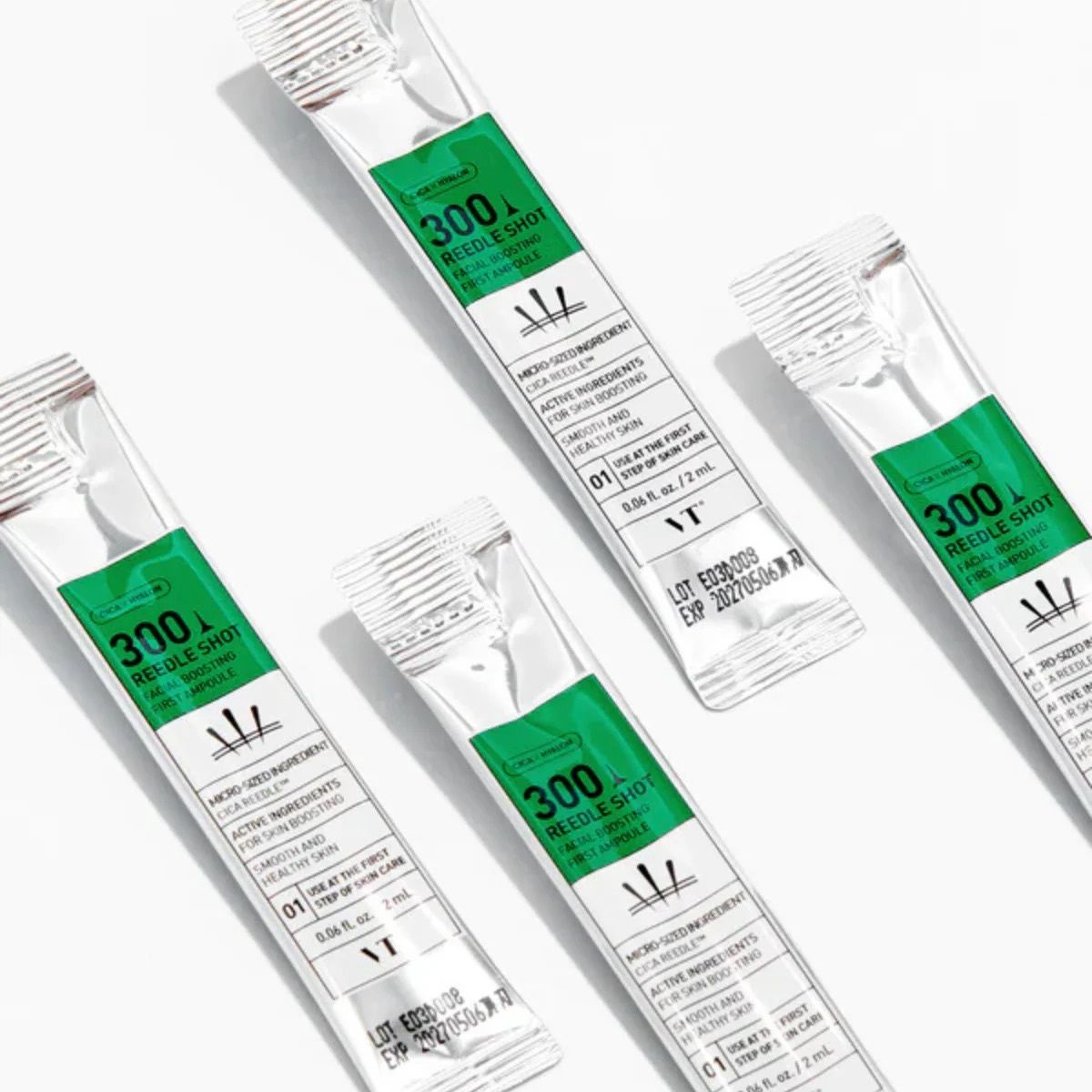 VT Cosmetics Reedle Shot 300 Facial Boosting First Ampoule 2ml 6pcs